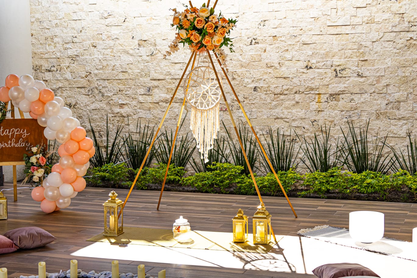 Arreglo de flores para cumpleaños holístico