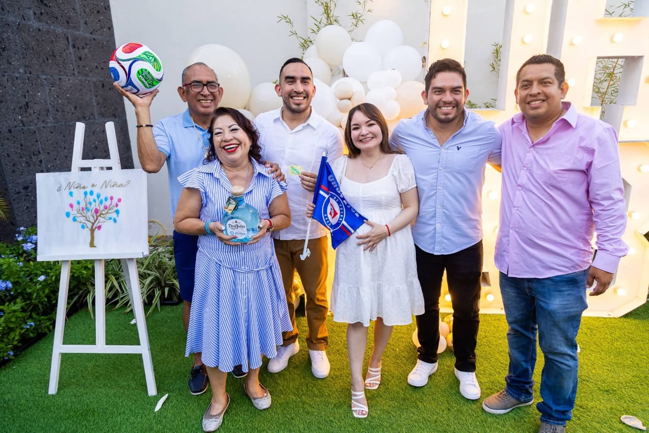La familia de los futuros padres